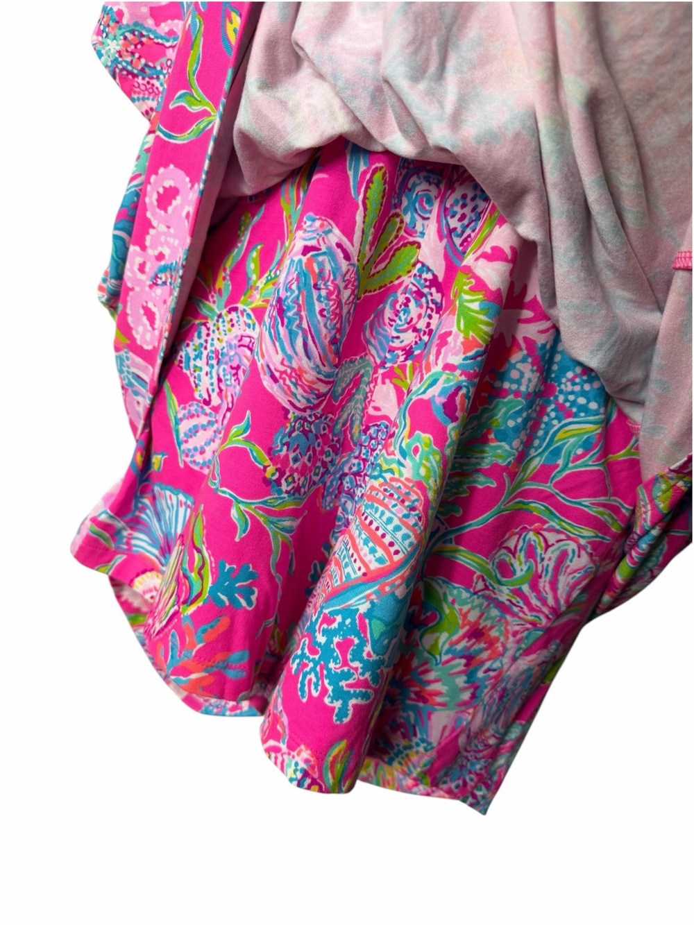Lilly Pulitzer Parigi Floral Skort Romper Size Large Multicolor Pink - Picture 3 of 9